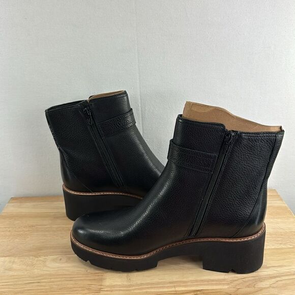 Naturalizer Dasha Ankle Boots- Black Leather- Size 10 M (Medium)- NIB - Picture 4 of 7